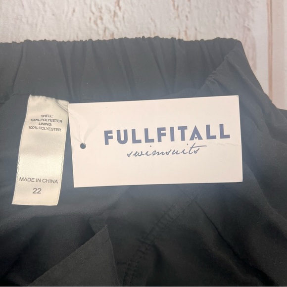NWT FULLFITALL - Black Cargo Swim Short SIZE 22 - Picture 12 of 15